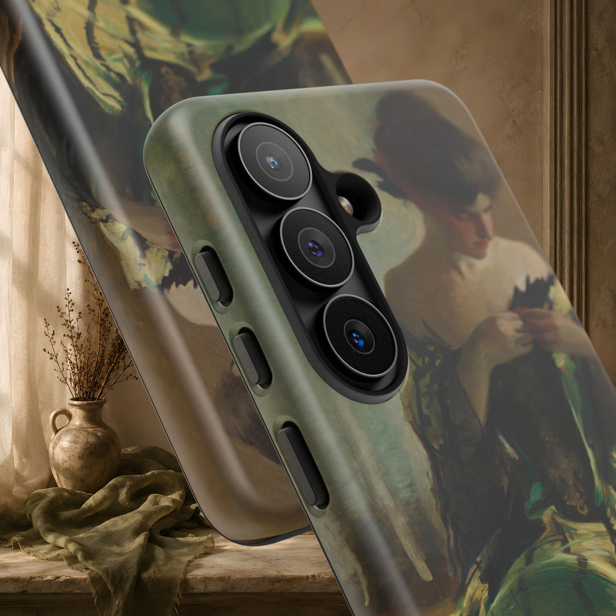 Study in Green and Black by John White Alexander, ca. 1906 — Phone Case