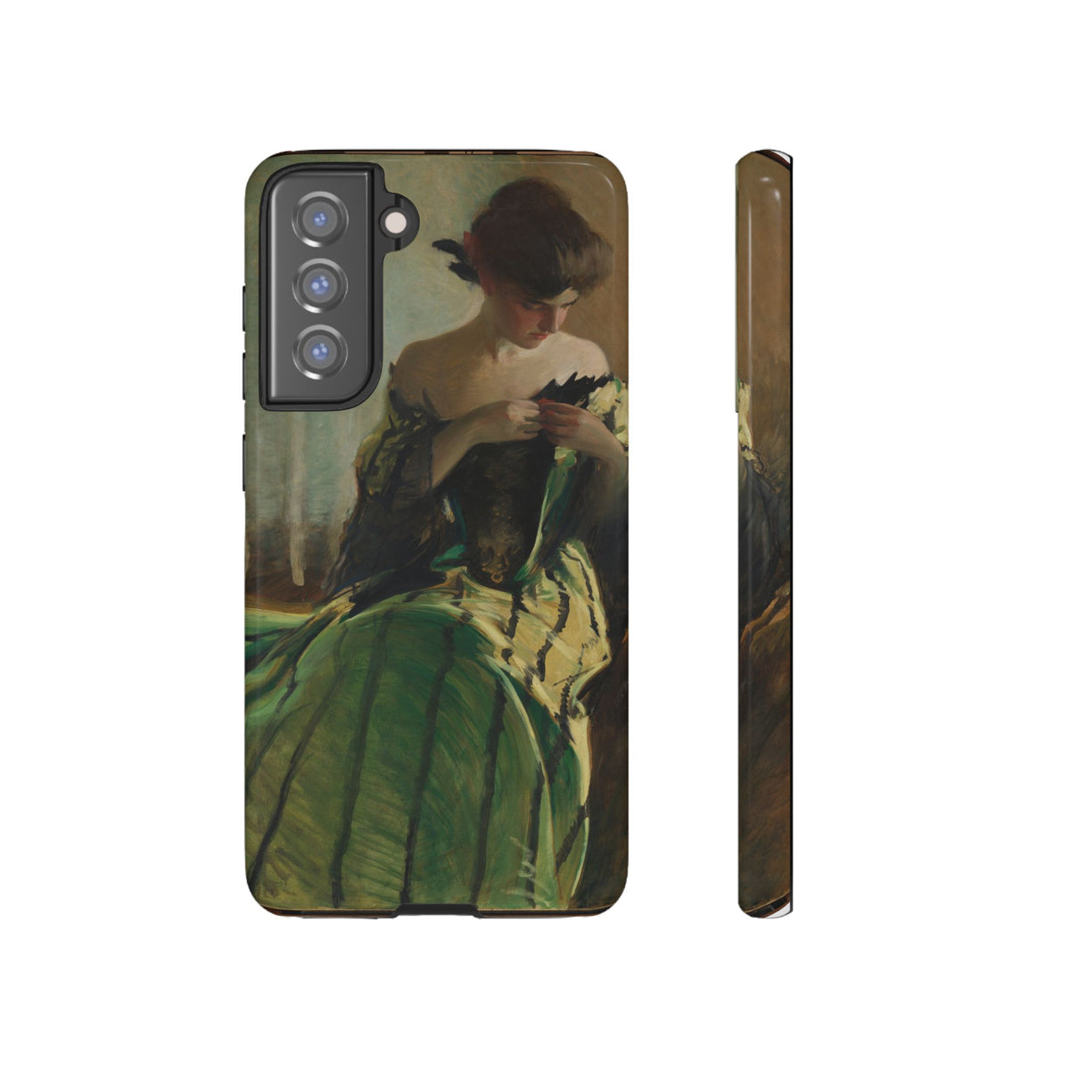 Study in Green and Black by John White Alexander, ca. 1906 — Phone Case