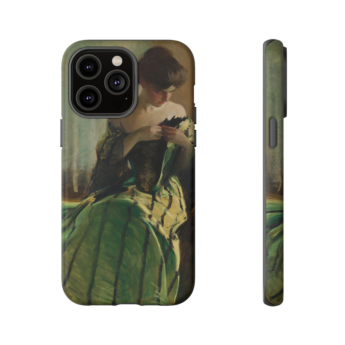 Study in Green and Black by John White Alexander, ca. 1906 — Phone Case