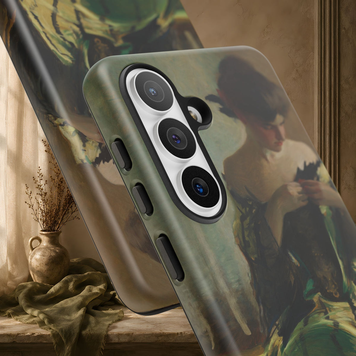 Study in Green and Black by John White Alexander, ca. 1906 — Phone Case