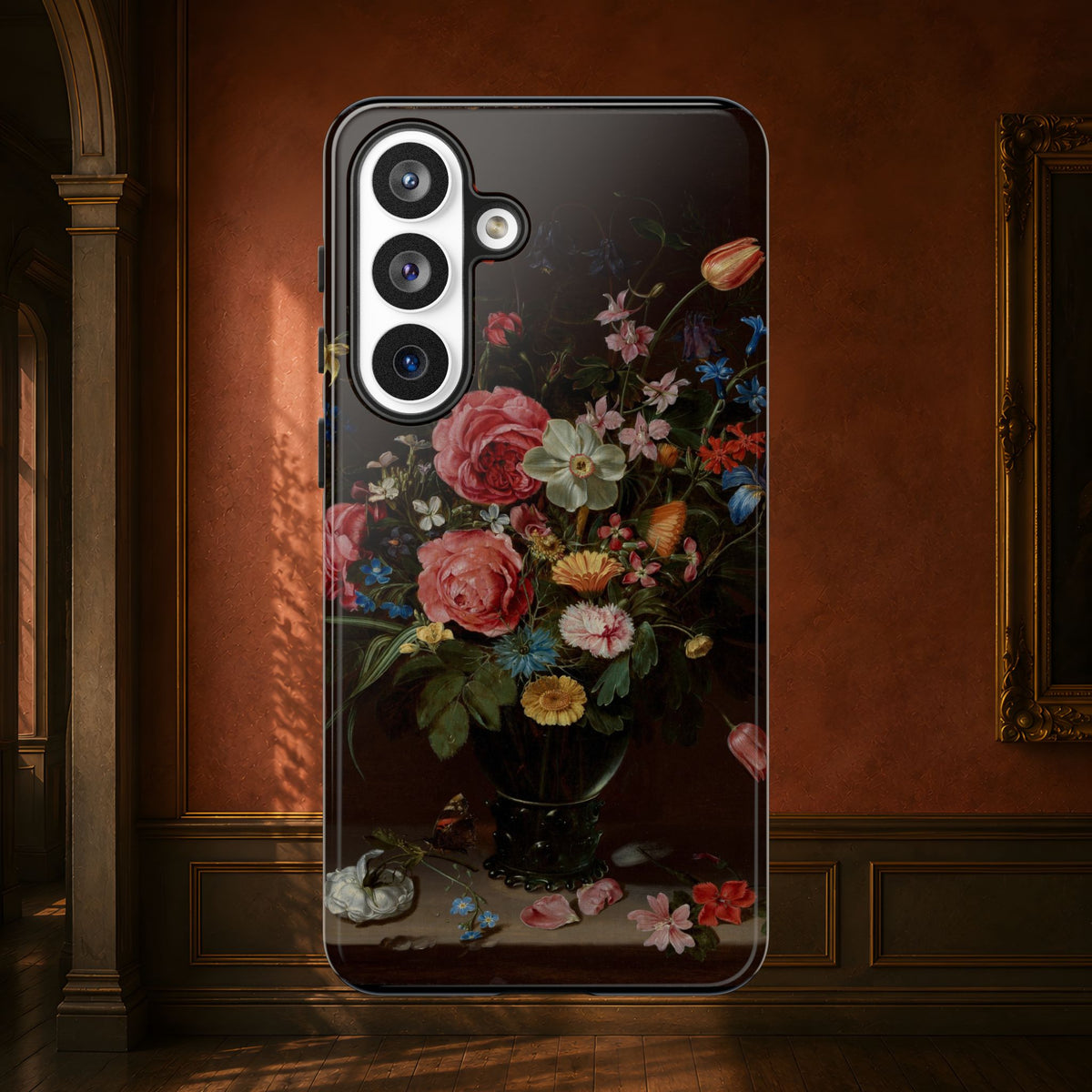 A Bouquet of Flowers by Clara Peeters, ca. 1612 — Phone Case