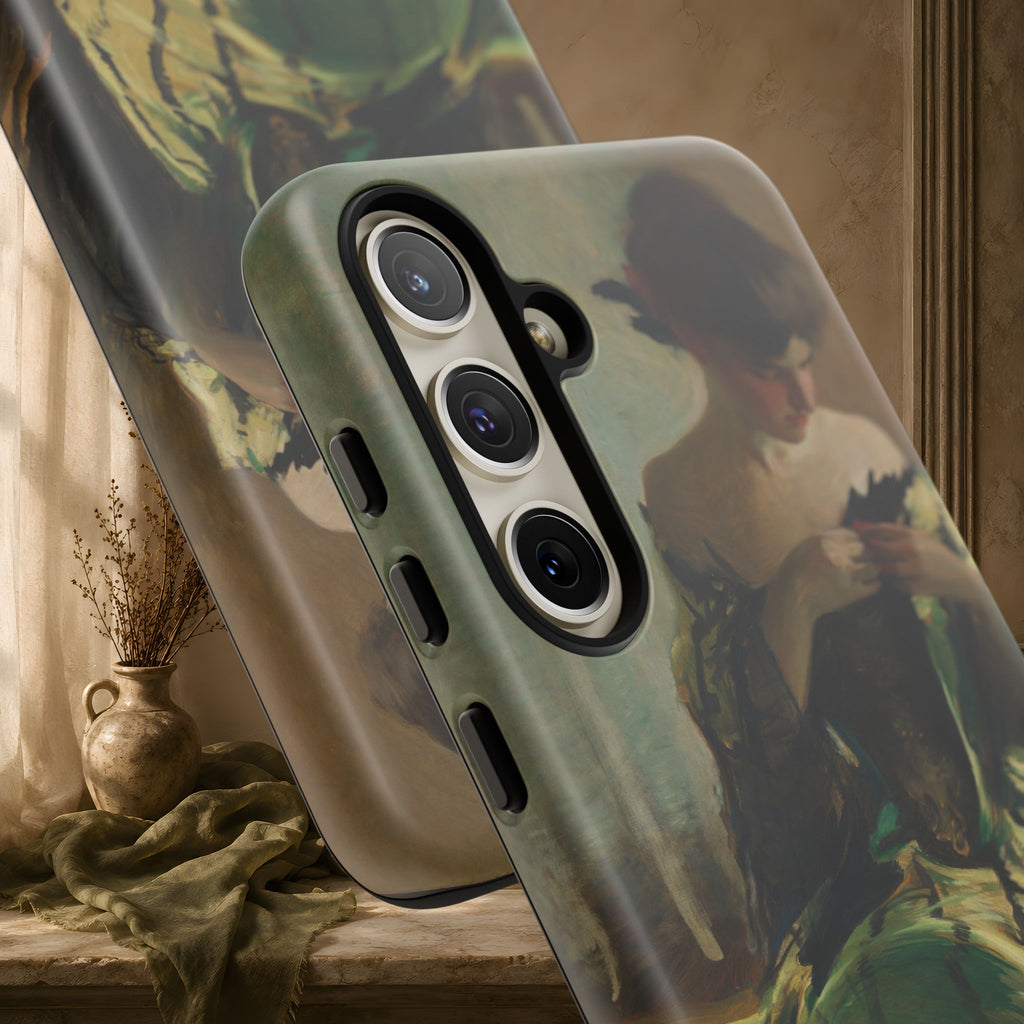 Study in Green and Black by John White Alexander, ca. 1906 — Phone Case