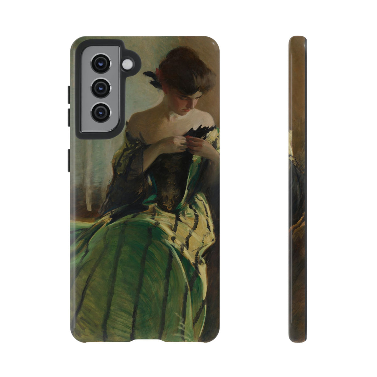 Study in Green and Black by John White Alexander, ca. 1906 — Phone Case