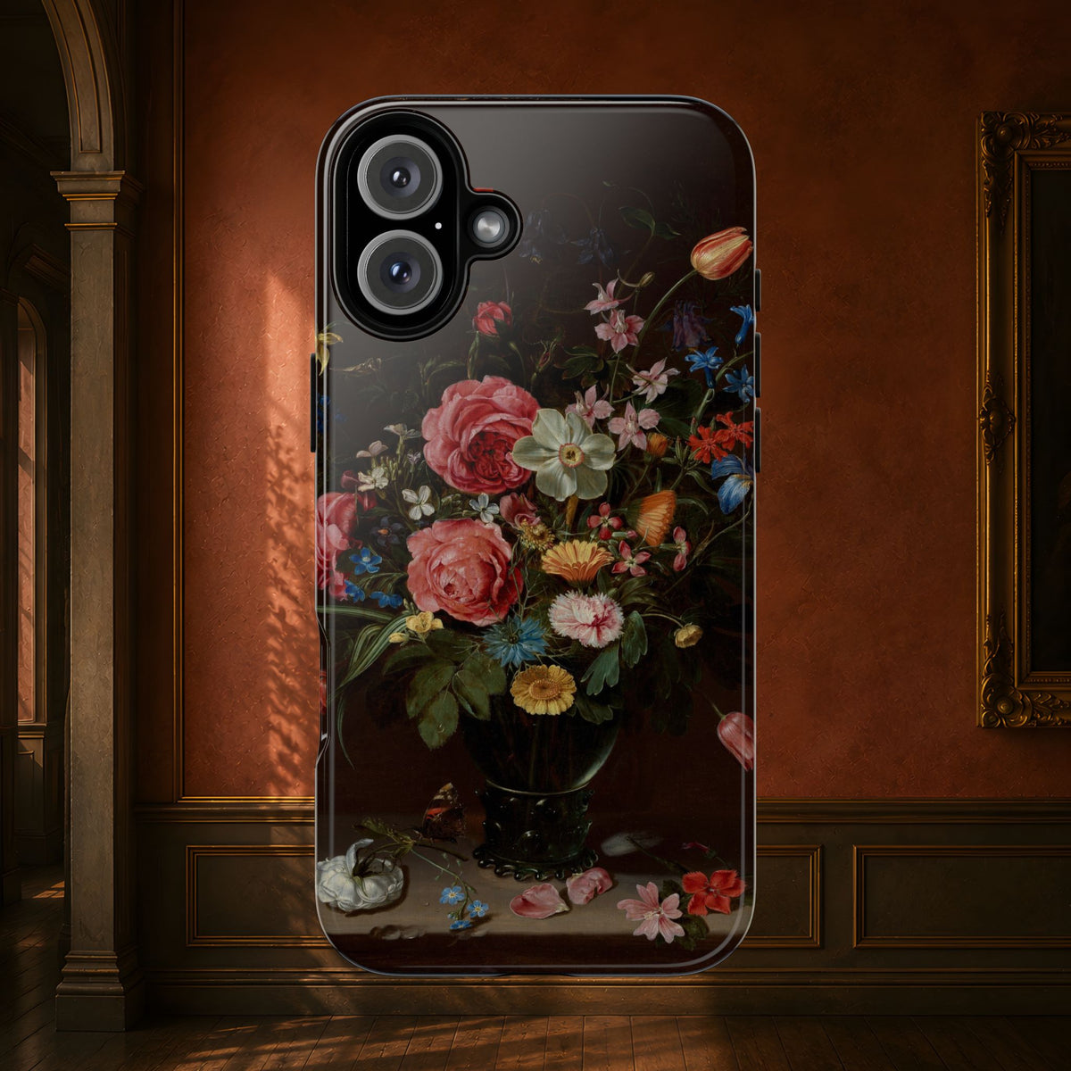 A Bouquet of Flowers by Clara Peeters, ca. 1612 — Phone Case