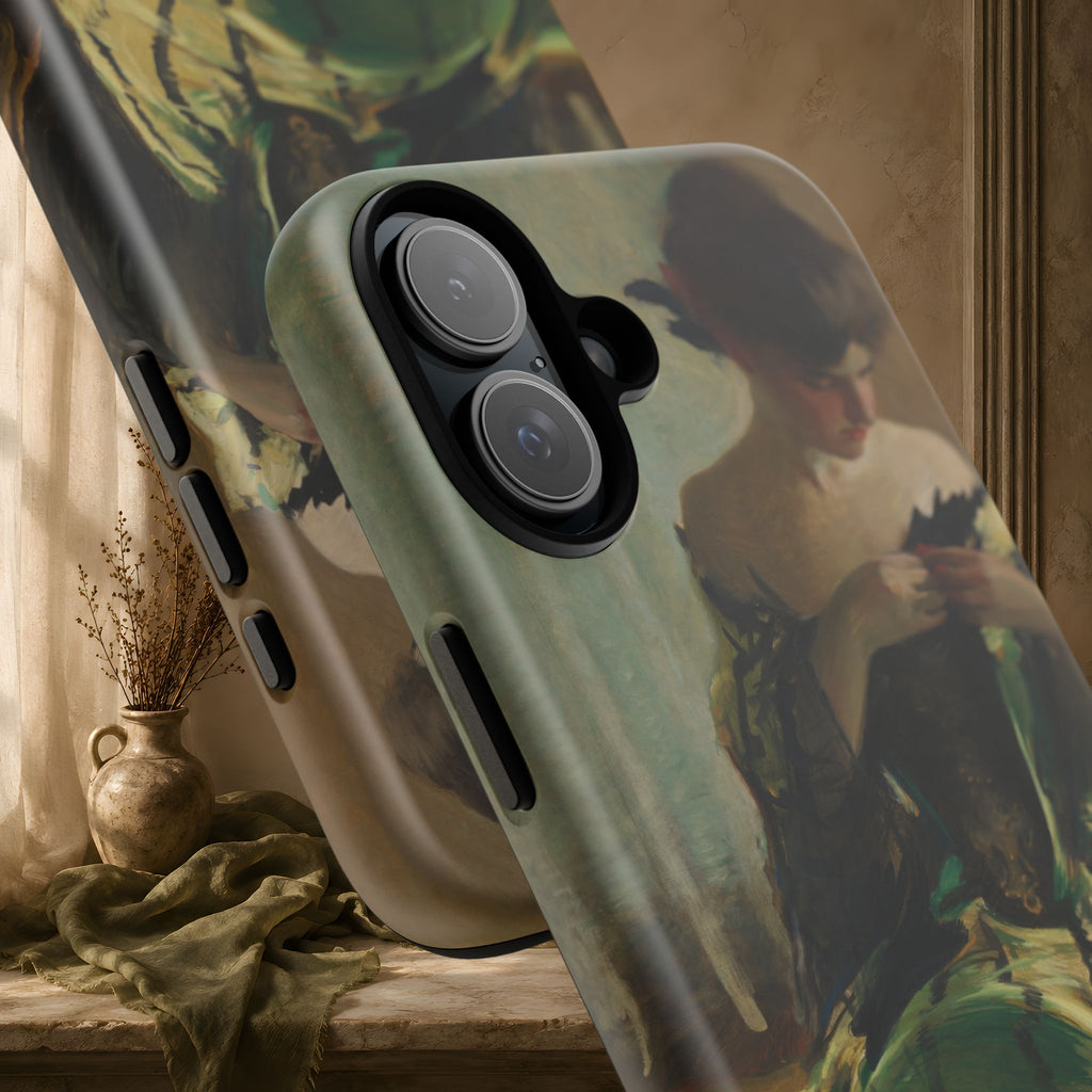 Study in Green and Black by John White Alexander, ca. 1906 — Phone Case