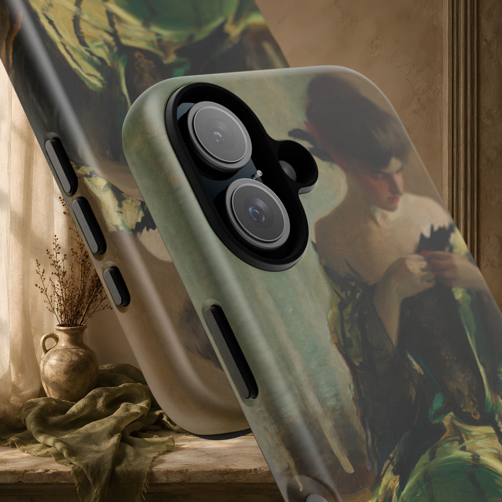 Study in Green and Black by John White Alexander, ca. 1906 — Phone Case