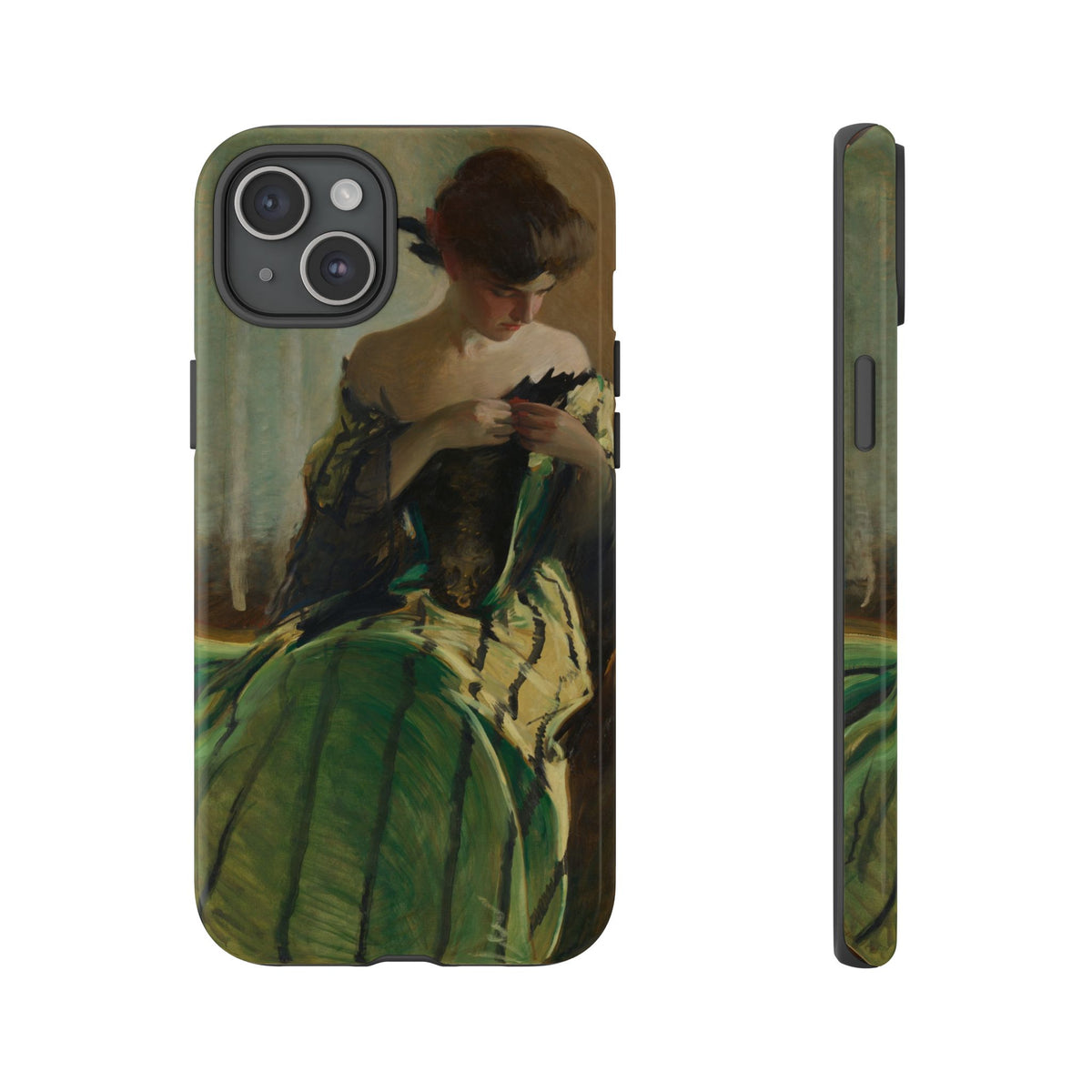 Study in Green and Black by John White Alexander, ca. 1906 — Phone Case
