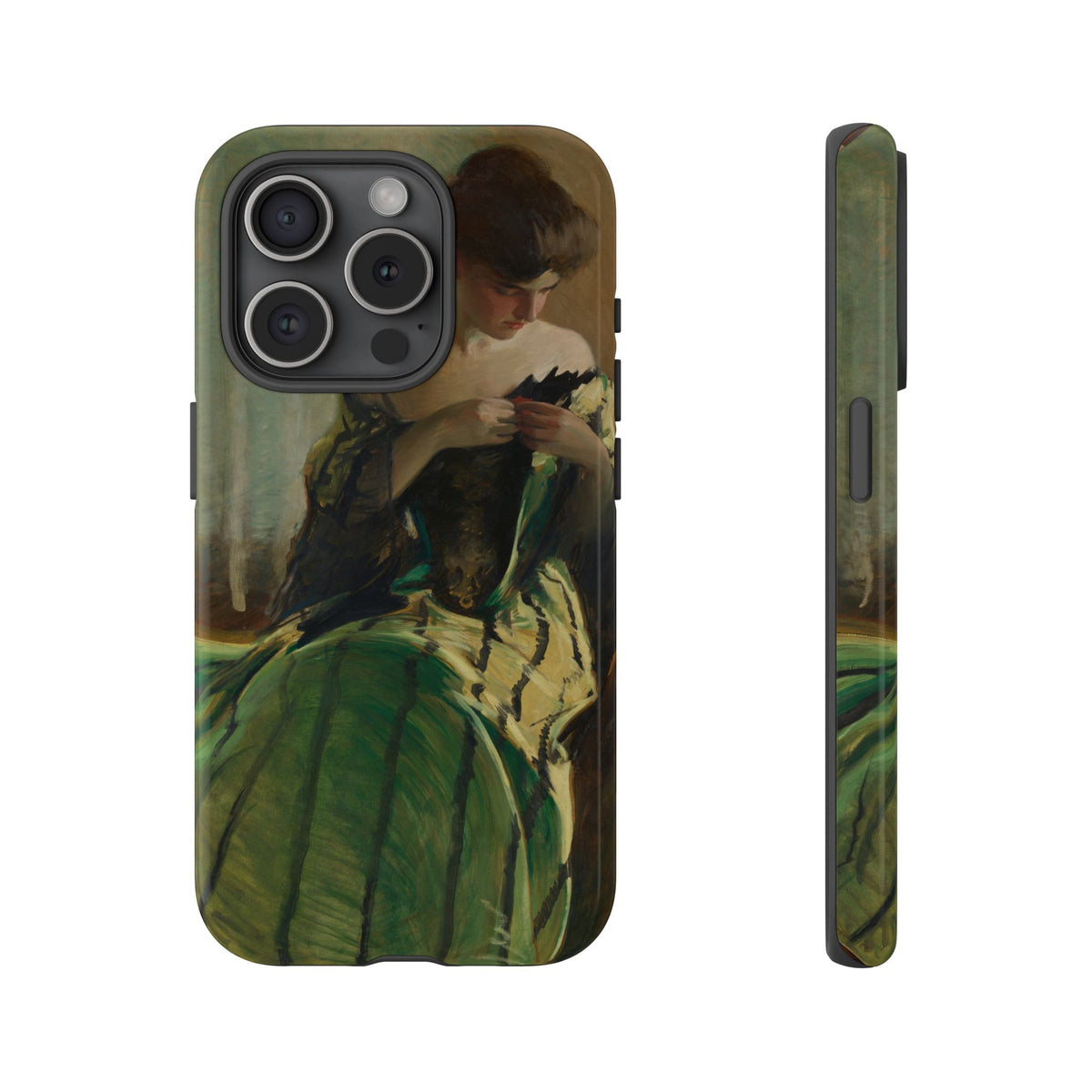 Study in Green and Black by John White Alexander, ca. 1906 — Phone Case