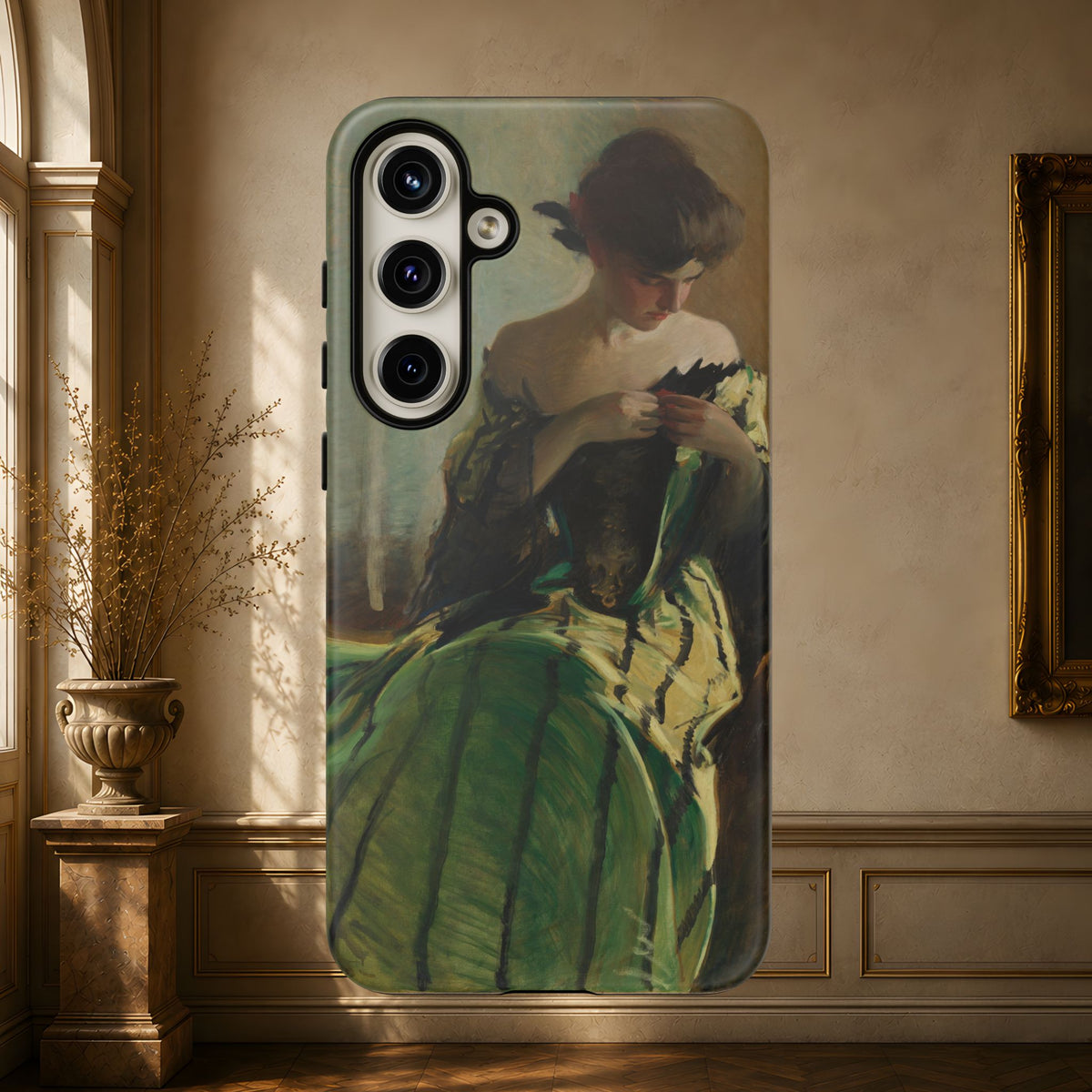 Study in Green and Black by John White Alexander, ca. 1906 — Phone Case