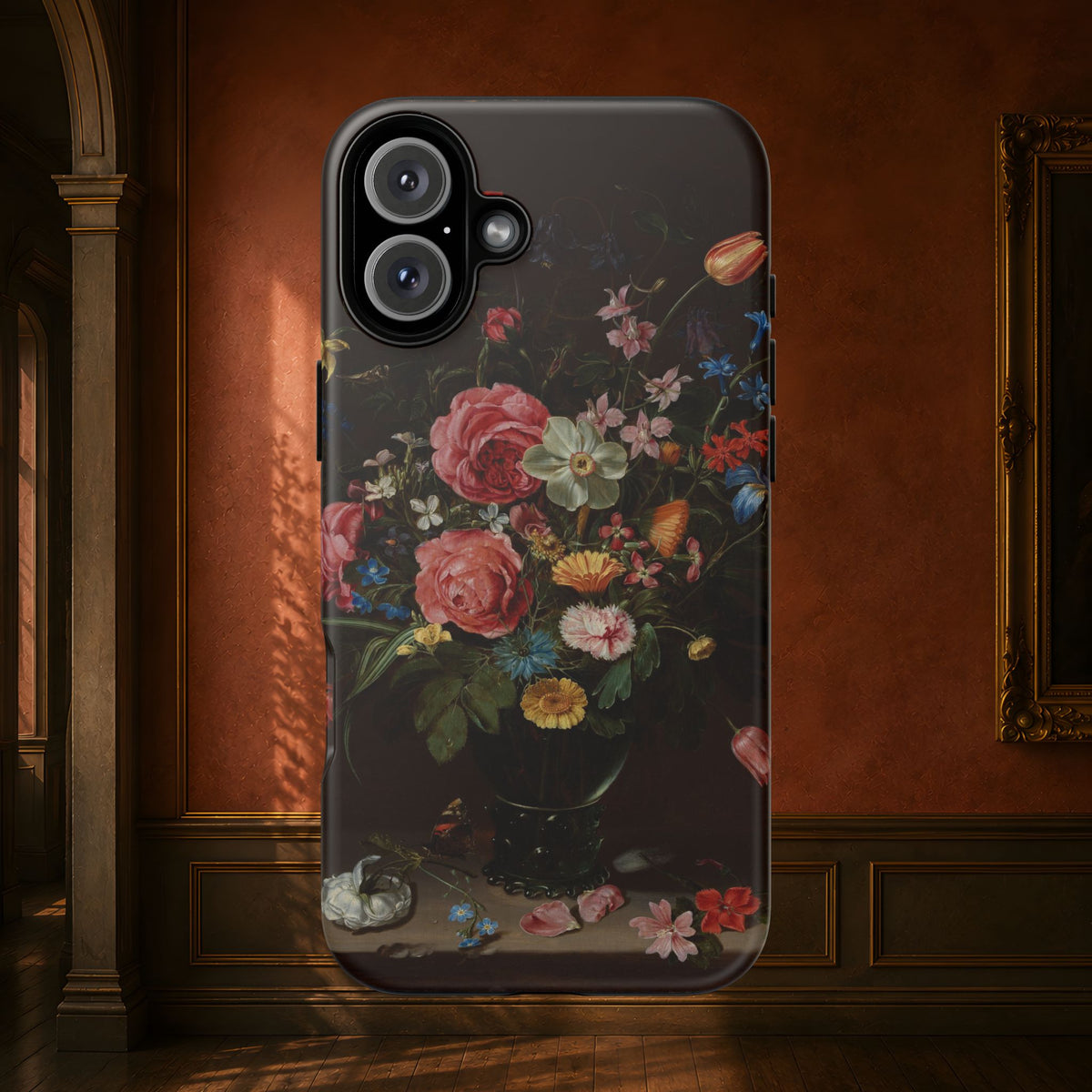 A Bouquet of Flowers by Clara Peeters, ca. 1612 — Phone Case