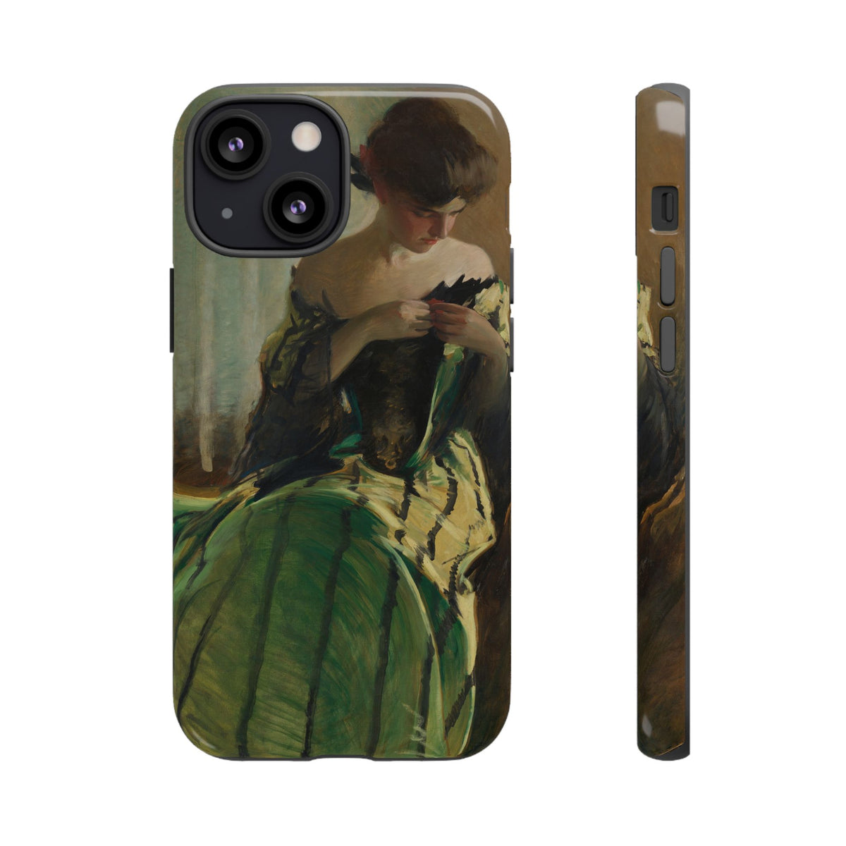 Study in Green and Black by John White Alexander, ca. 1906 — Phone Case