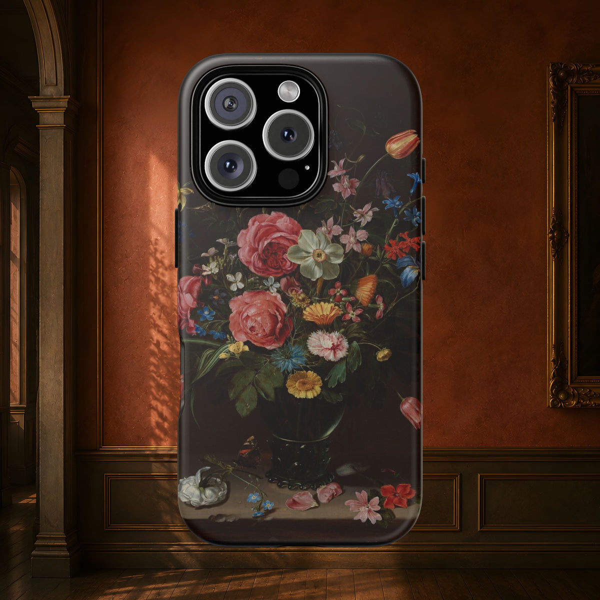 A Bouquet of Flowers by Clara Peeters, ca. 1612 — Phone Case