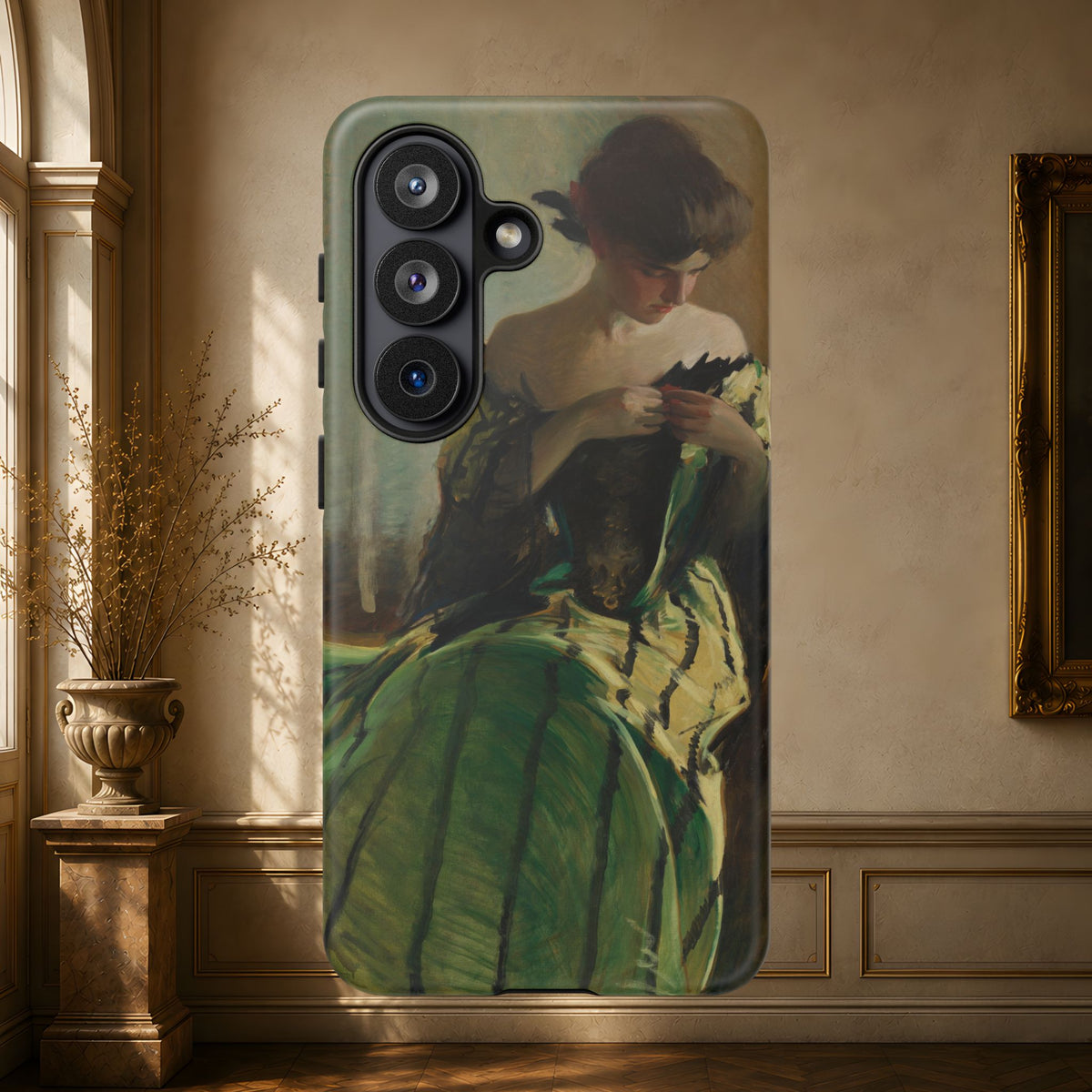 Study in Green and Black by John White Alexander, ca. 1906 — Phone Case