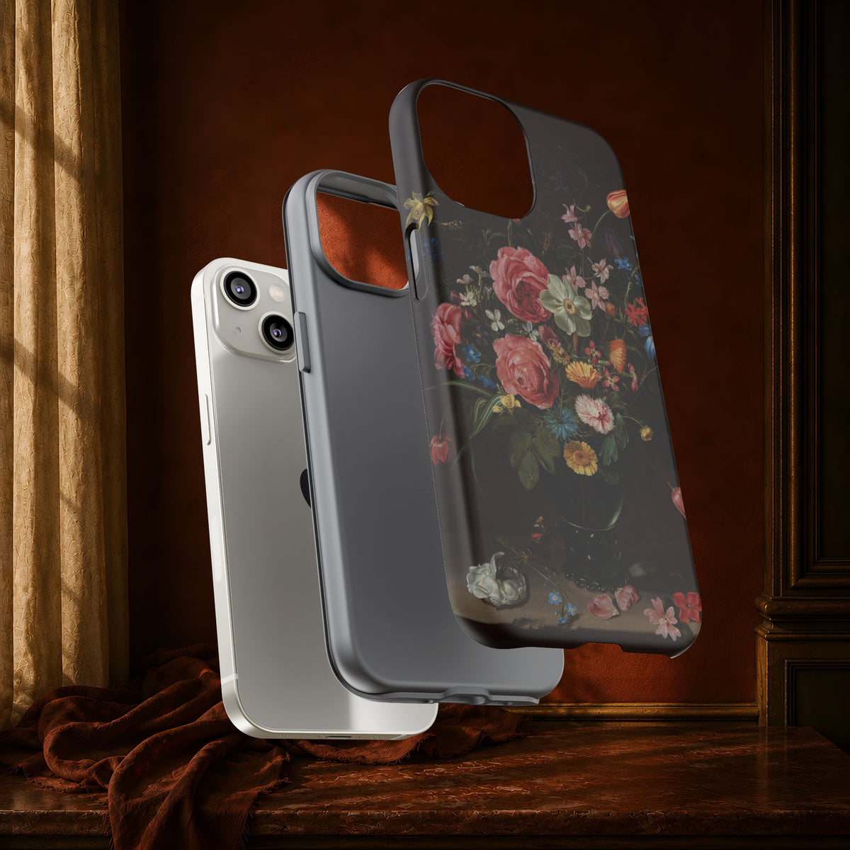 A Bouquet of Flowers by Clara Peeters, ca. 1612 — Phone Case