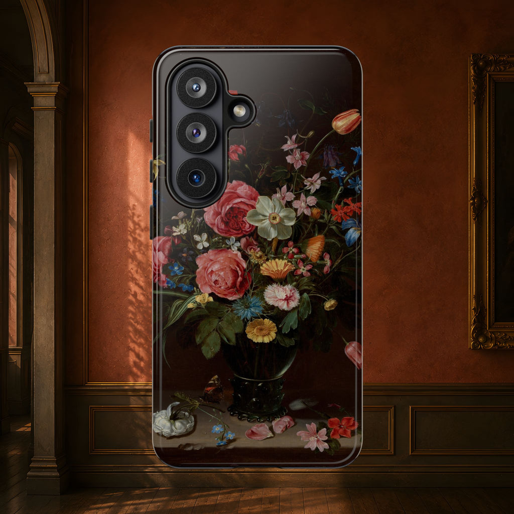A Bouquet of Flowers by Clara Peeters, ca. 1612 — Phone Case
