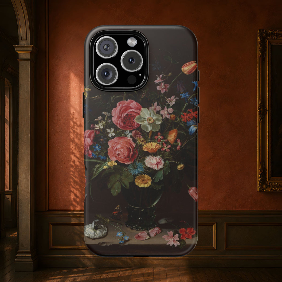 A Bouquet of Flowers by Clara Peeters, ca. 1612 — Phone Case