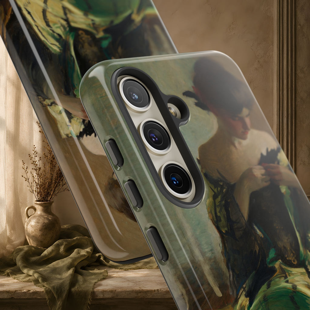 Study in Green and Black by John White Alexander, ca. 1906 — Phone Case