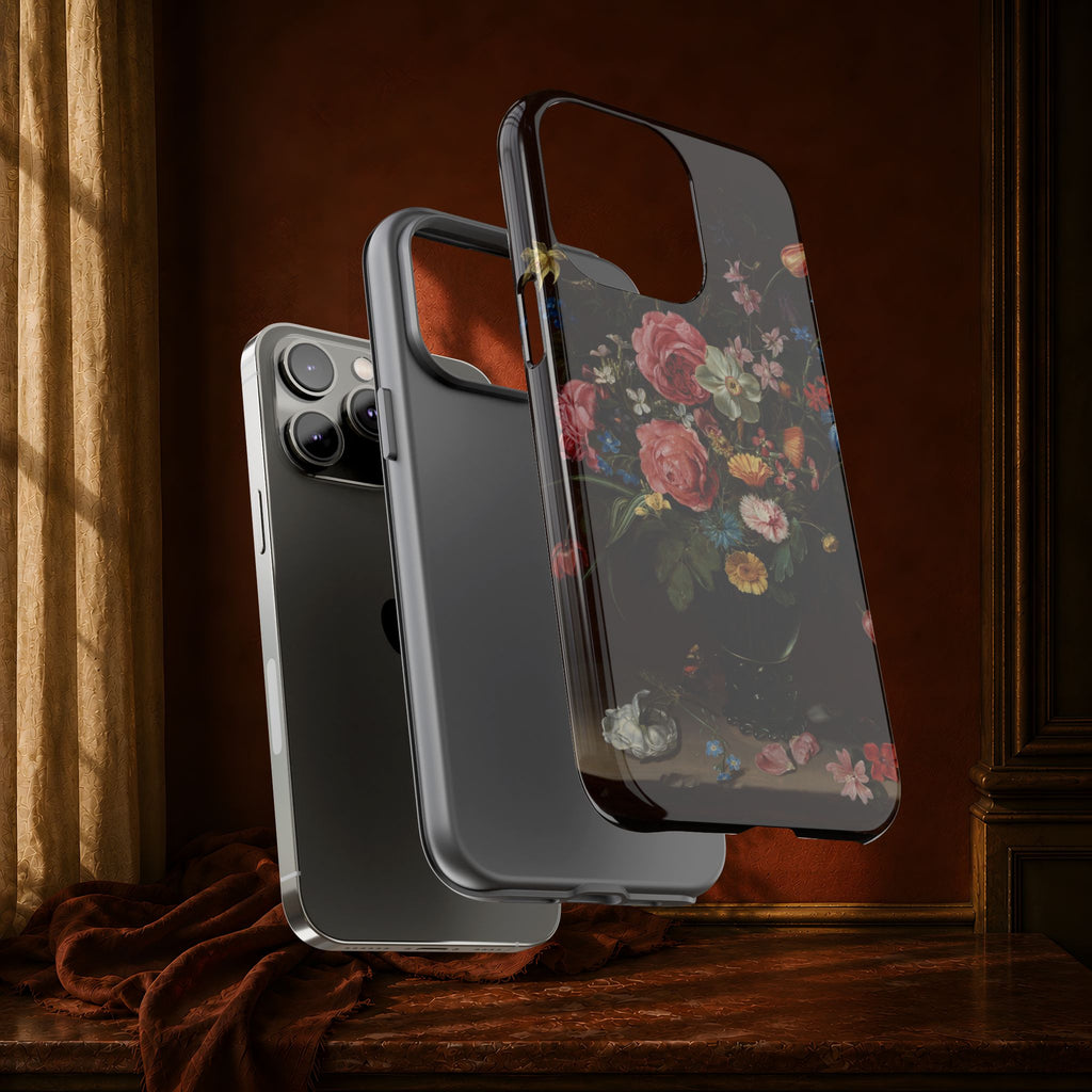 A Bouquet of Flowers by Clara Peeters, ca. 1612 — Phone Case