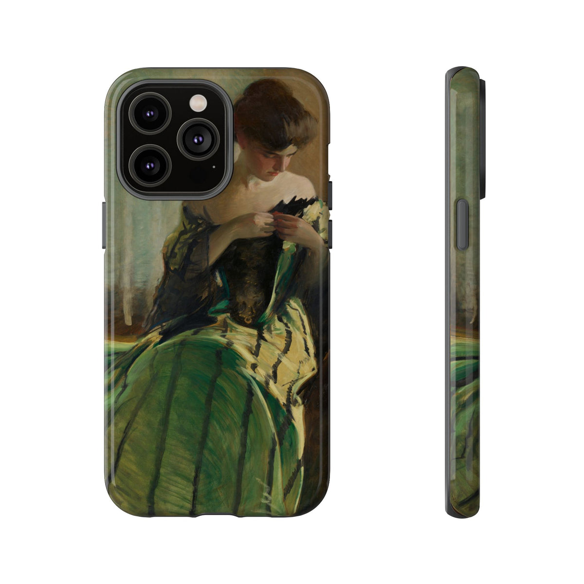 Study in Green and Black by John White Alexander, ca. 1906 — Phone Case