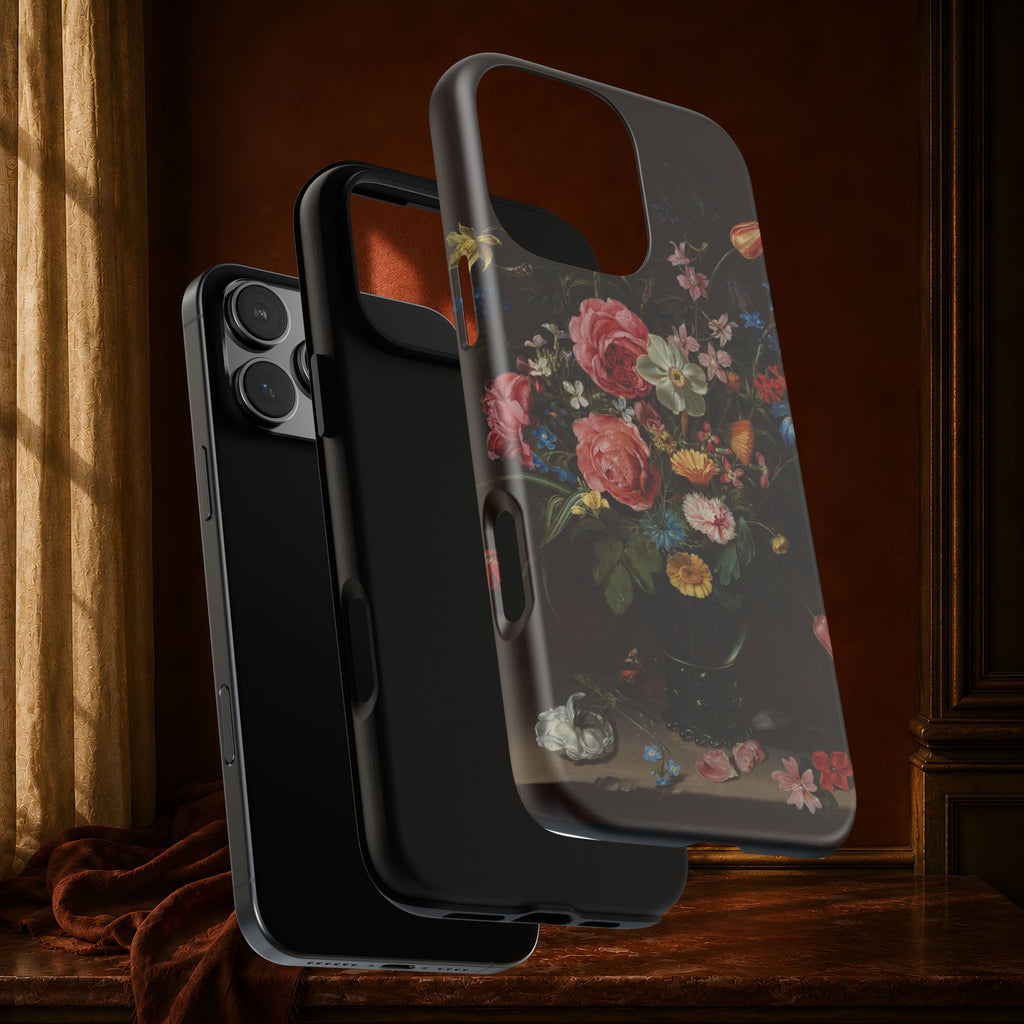 A Bouquet of Flowers by Clara Peeters, ca. 1612 — Phone Case