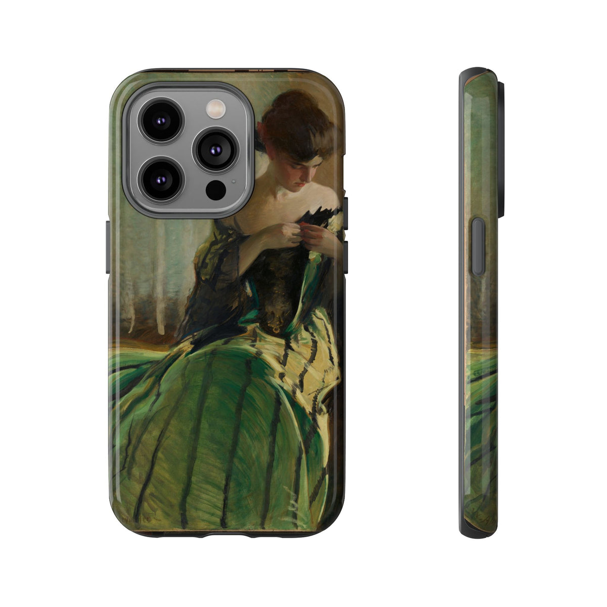 Study in Green and Black by John White Alexander, ca. 1906 — Phone Case