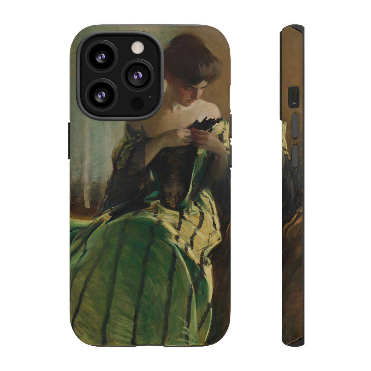 Study in Green and Black by John White Alexander, ca. 1906 — Phone Case