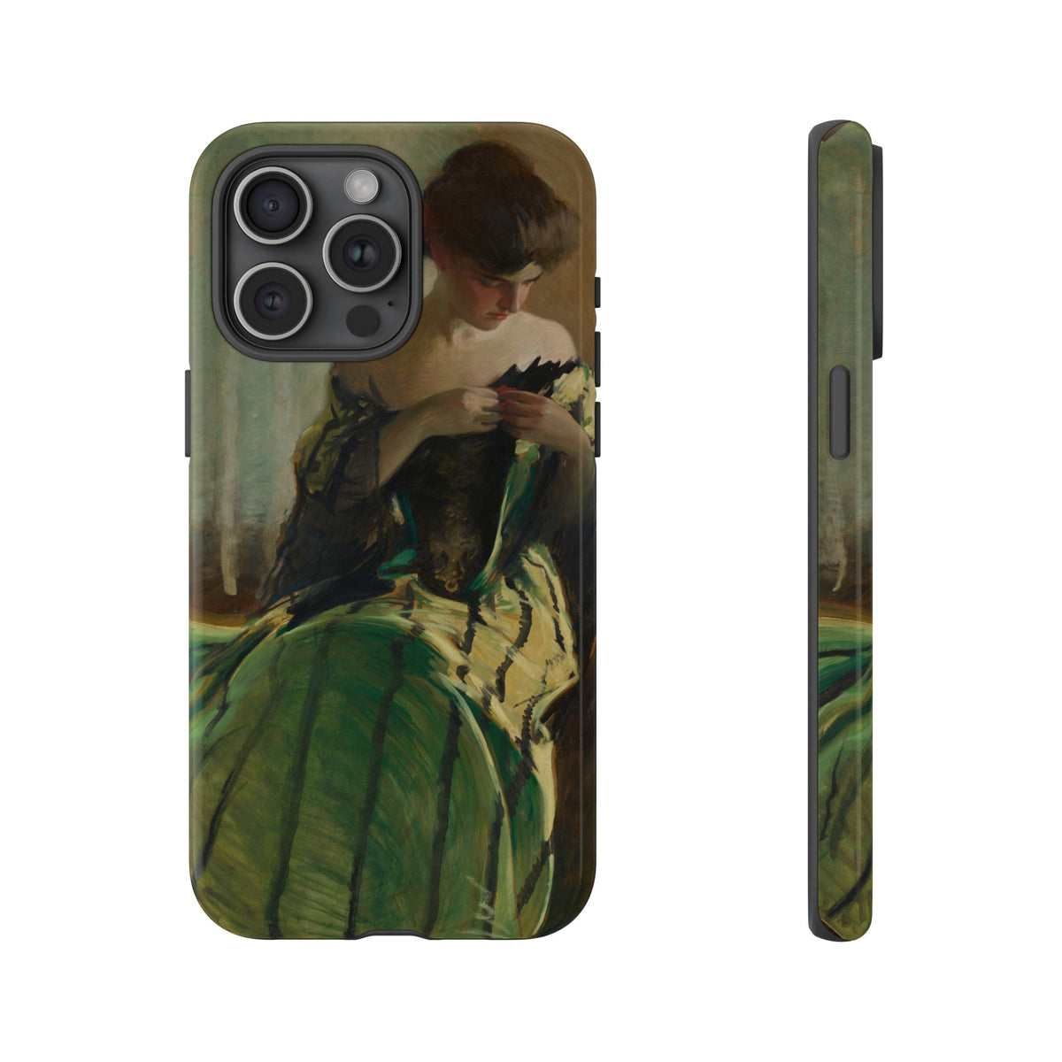 Study in Green and Black by John White Alexander, ca. 1906 — Phone Case