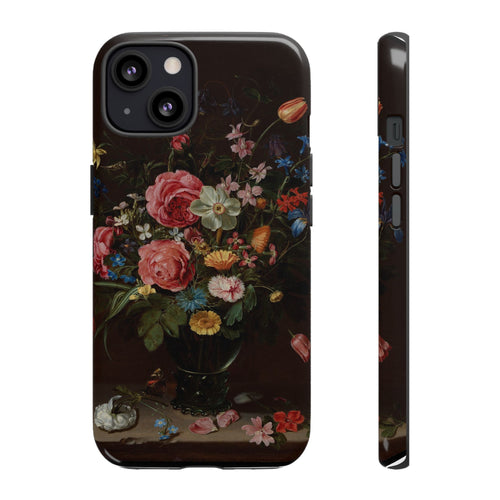 A Bouquet of Flowers by Clara Peeters, ca. 1612 — Phone Case