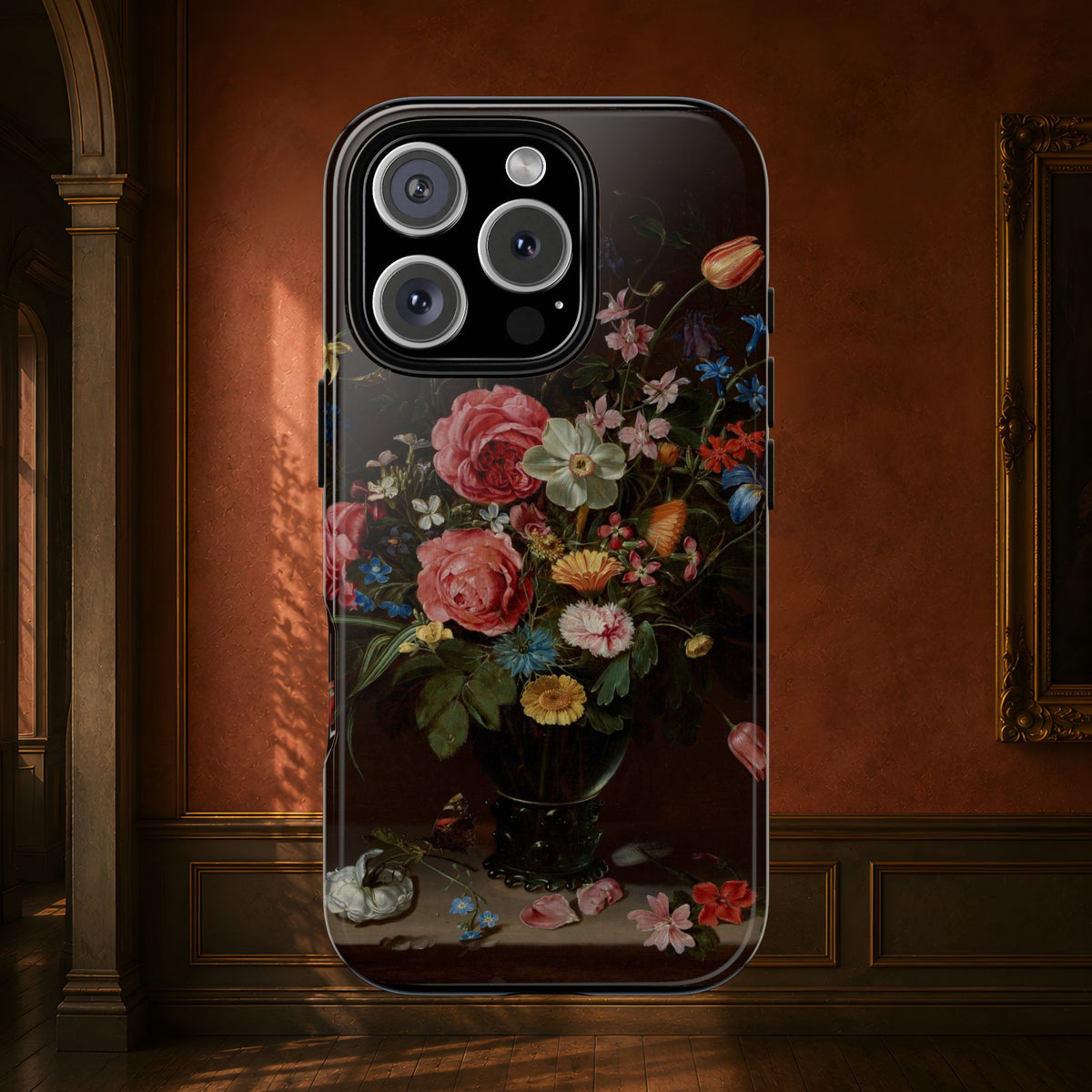 A Bouquet of Flowers by Clara Peeters, ca. 1612 — Phone Case