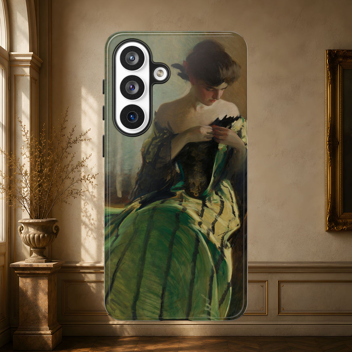 Study in Green and Black by John White Alexander, ca. 1906 — Phone Case