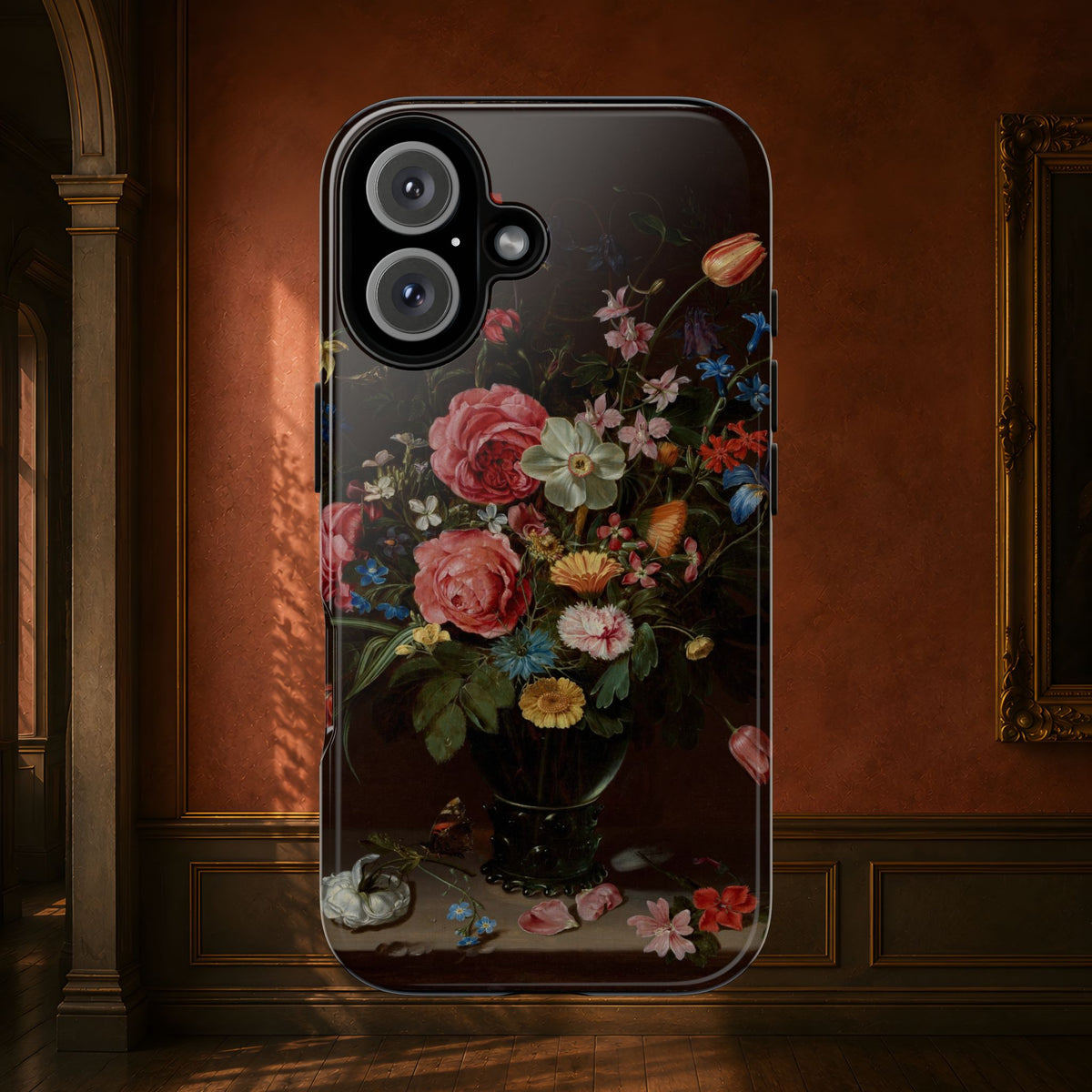 A Bouquet of Flowers by Clara Peeters, ca. 1612 — Phone Case