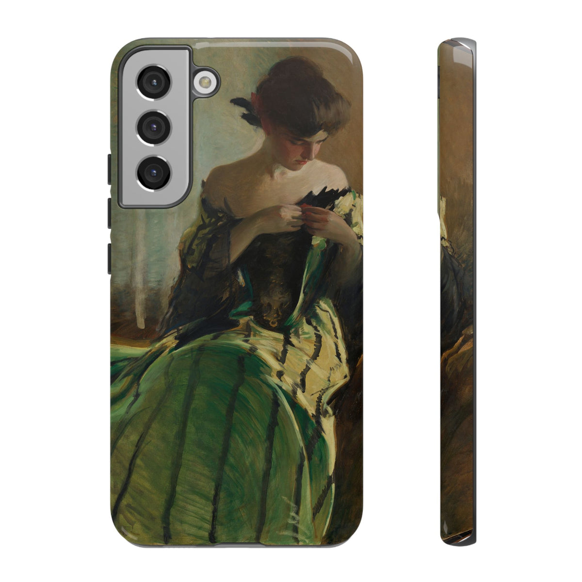 Study in Green and Black by John White Alexander, ca. 1906 — Phone Case