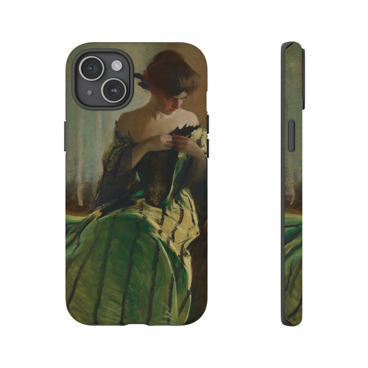 Study in Green and Black by John White Alexander, ca. 1906 — Phone Case