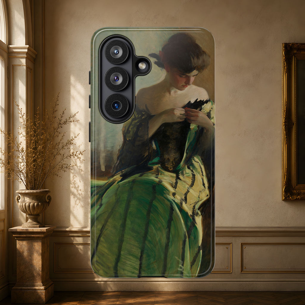 Study in Green and Black by John White Alexander, ca. 1906 — Phone Case