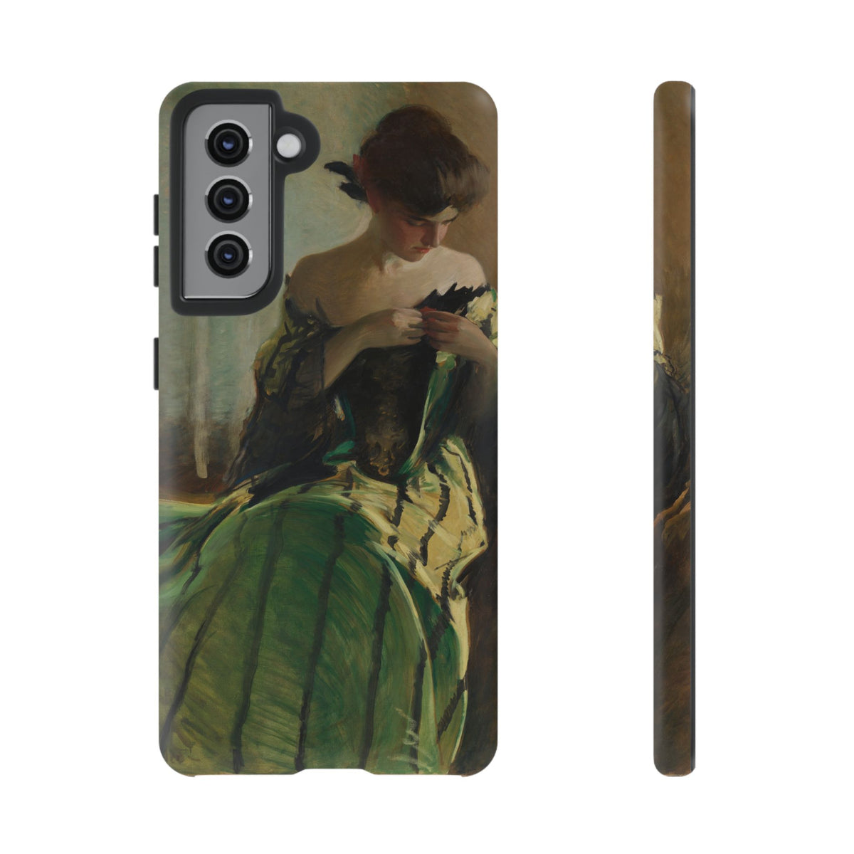 Study in Green and Black by John White Alexander, ca. 1906 — Phone Case