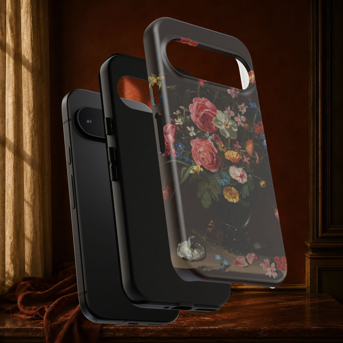 A Bouquet of Flowers by Clara Peeters, ca. 1612 — Phone Case