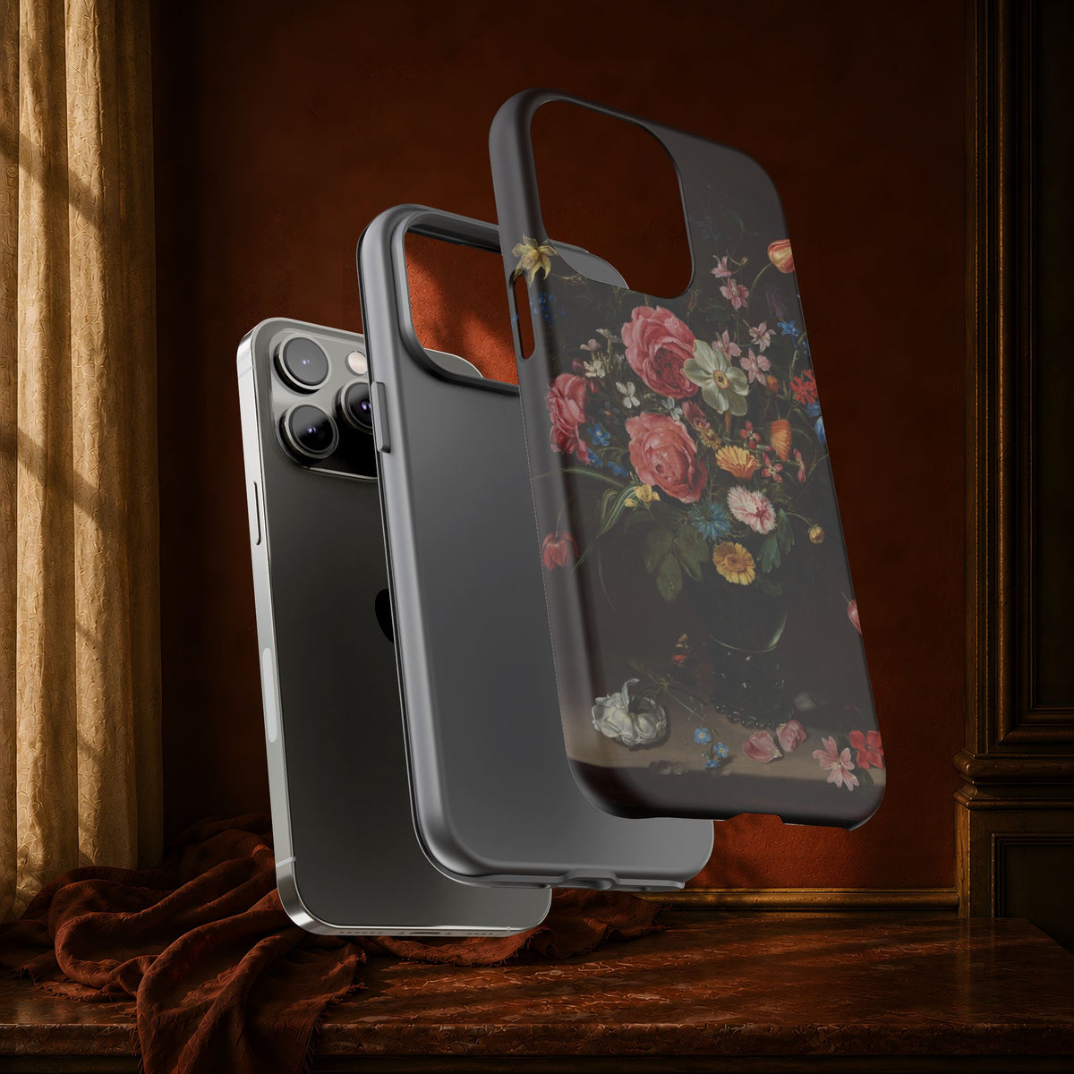 A Bouquet of Flowers by Clara Peeters, ca. 1612 — Phone Case